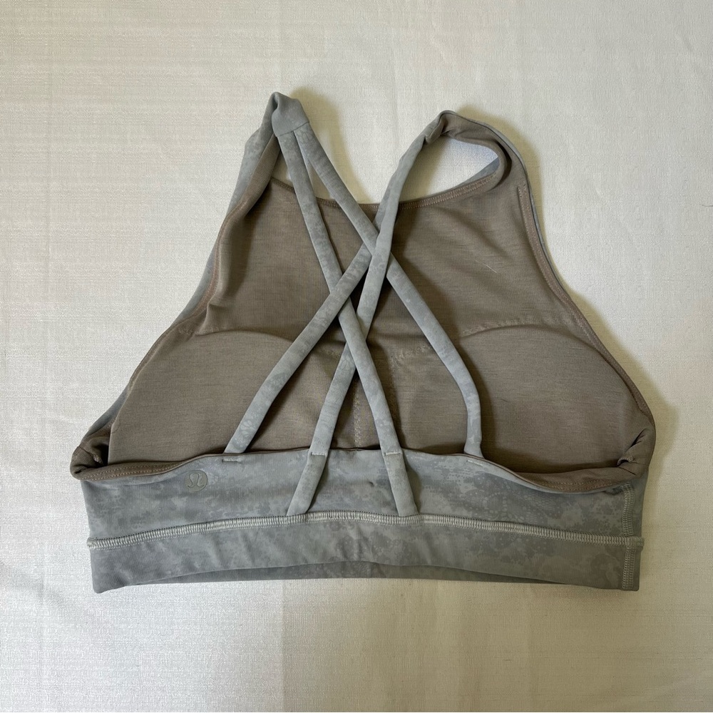 lululemon athletica Gray Strappy Sports Bra